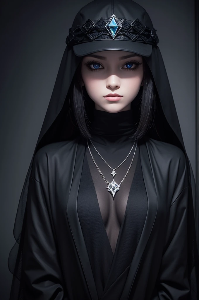 Make a logo with the name “diamond eyes” Mysterious and dark logo
