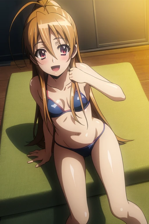 (((pixel-perfect, detail-perfect))), solo, 1girl, honoka kousaka, smile, sauna, bikini, armpit, medium filesize, ultra High Qality