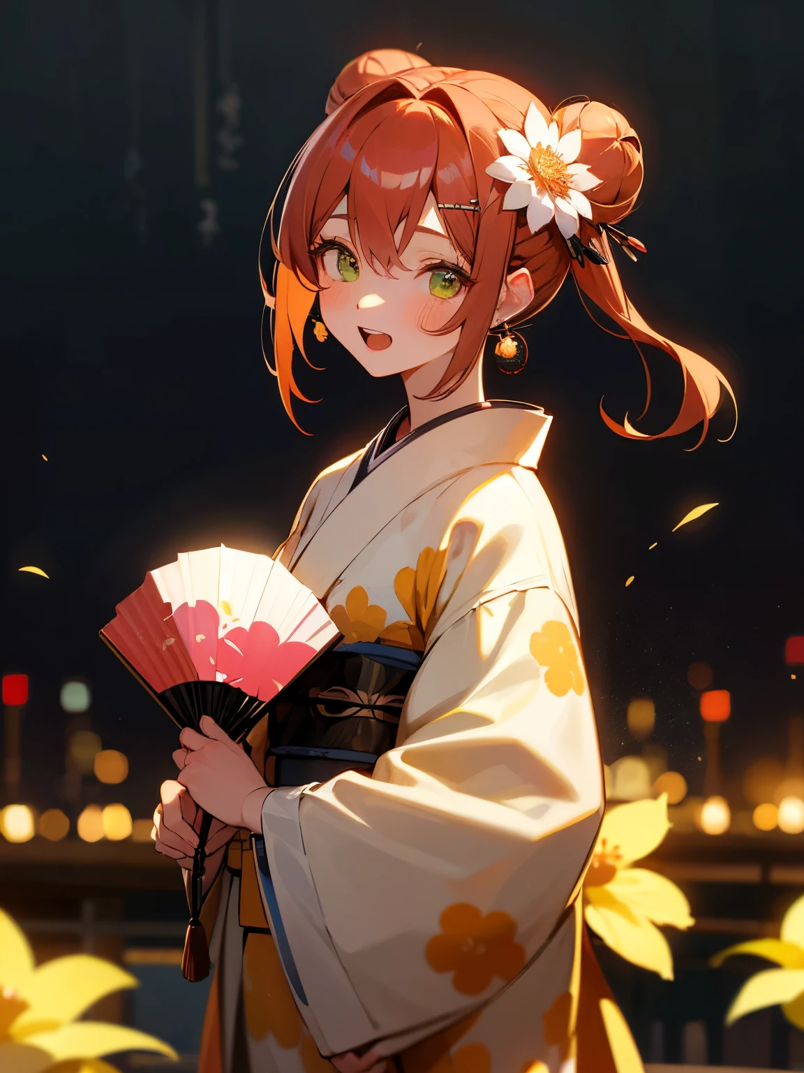 (masterpiece, best quality, absurdres, very detailed eyes), 1girl, solo, solofocus, ginger hair, medium hair, green eyes, bangs, closeup, ager, cyberpunk, 19 year old 1girl 2601740
:d 282980
aerial fireworks 1517
back bow 11273
blurry 104109
blurry background 52674
blush 1199108
bokeh 4312
bow 620324
bracelet 88950
braid 318010
candy apple
dangle earrings 2432
depth of field 56090
earrings 260145
fireworks 7086
floral print 47417
flower 368835
food 243938
from side 102591
grin 112460
hair between eyes 539689
hair flower 138340
hair ornament 699850
hand fan 7636
highres 2512596
holding 681741
holding fan 9246
holding food 45493
japanese clothes 254703
jewelry 495745
kanzashi 1751
kimono 146771
long sleeves 845811
looking at viewer 1550353
nail polish 97088
night 68730
open mouth 1127386
outdoors 218511
paper fan 4279
red nails 15814
print kimono 10285
white flower 33242
kimono 8876
sidelocks 255393
smile 1588135
solo 2497113
star (symbol) 63076
star earrings 5916
teeth 185578
uchiwa 2500
wide sleeves 162828
x hair ornament 30006
yellow flower 17052 hair bun