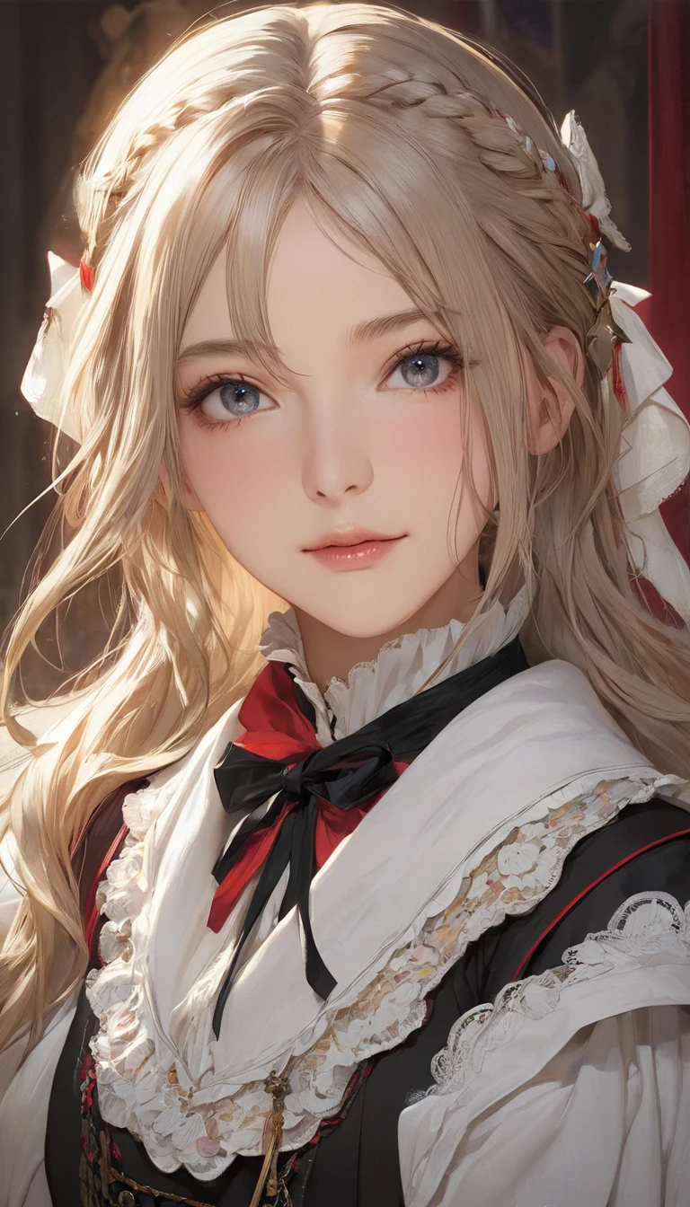masterpiece, Highest quality, One girl, Faust, アヘface, Portraiture, face, 
