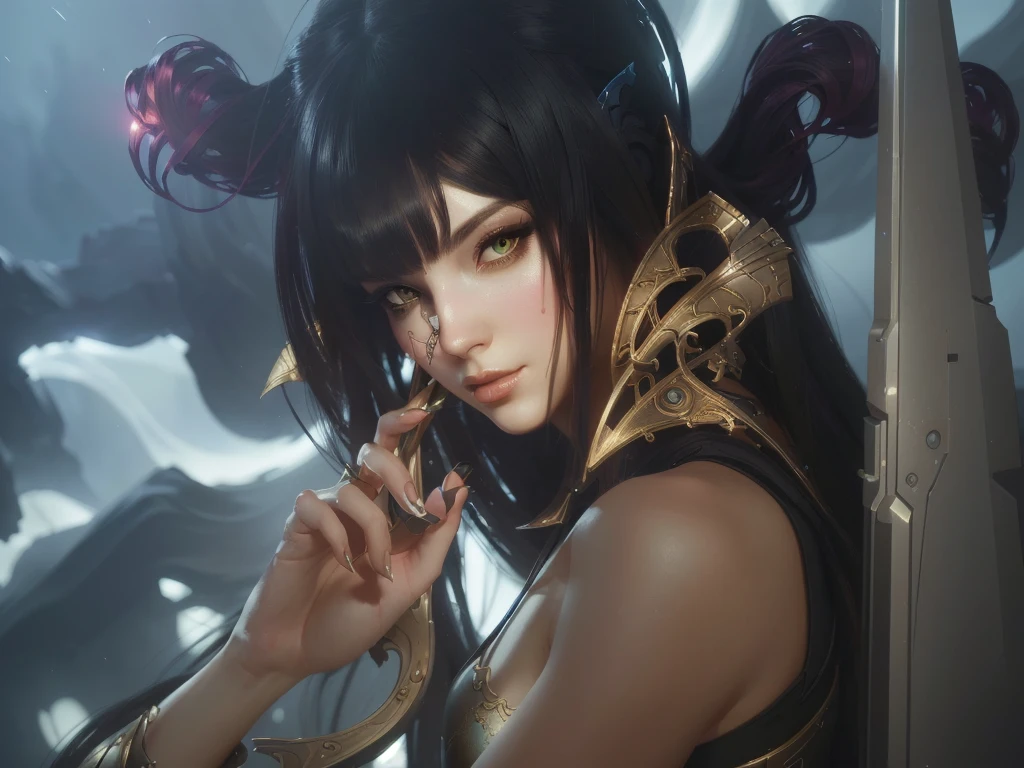 Beautyfull girl masterpiece, best quality, (extremely detailed CG unity 8k wallpaper), (best quality), (best illustration), (best shadow), absurdres, realistic lighting, (Abyss), beautiful detailed glow, art by PeterMohrBacher,