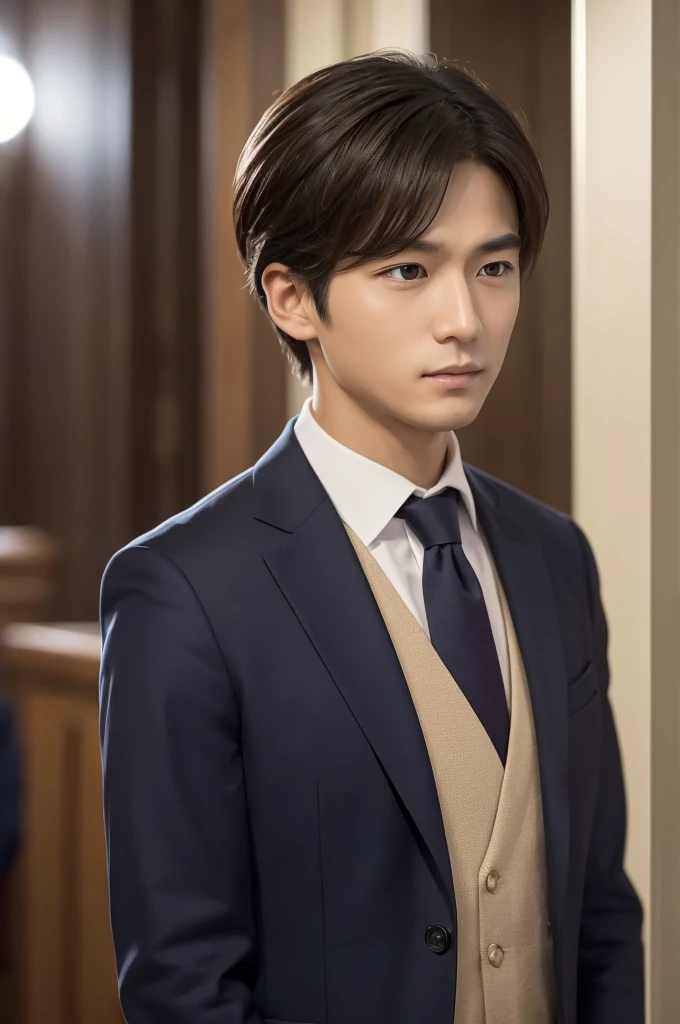 Yuri Kingale。Its name is、In the British aristocracy、It had a ring to it that symbolized lineage and authority.。Jet Black Eyes、Sharp, narrow eyebrows、and整った顔立ち。A perfectly harmonious appearance、It was as beautiful as a sculpture.。
he、Not suited to her appearance、It had an overwhelming presence。Straighten your spine、The figure perfectly dressed in a custom-made suit、He truly exudes the dignity of a born champion.。
Brown hair is、Illuminated by the sunlight、Golden shine、It made his sharp gaze stand out even more.。The gaze、Like a wild animal hunting its prey、Sharp、It seemed to have a ruthless strength hidden within it.。
Yuri is、Born into a wealthy aristocratic family、He received a rigorous education from an early age.。since I was born、he周囲から「Future Leaders」It is expected that、To protect the family name and traditions、We have been taught to survive in a world of ruthless competition.。
In the process、he内に秘めた闘争心を燃やし、He gained the strength to overwhelm those around him.。and、now、heその強さを武器に、On the world stage、To realise their ambitions、be quiet、and確実に、It was on the move。
In anime images