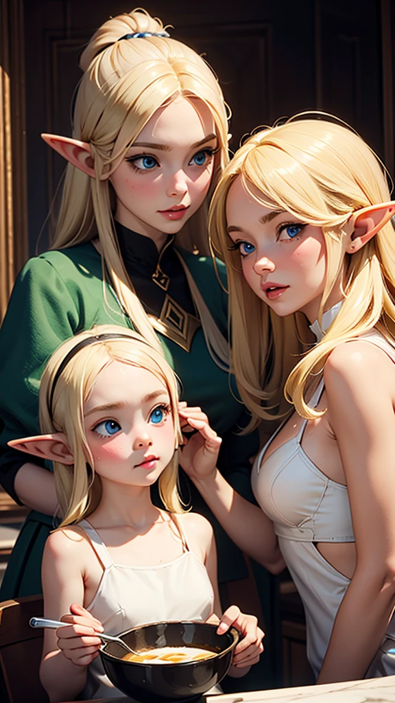 Blonde,Elf,condensed milk,Sisters