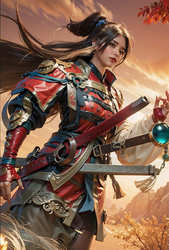 a close up of a girl (mobile legends character detailed black hair, big booobs , shadowbringers cinematic, 4 k detail fantasy, a beautiful fantasy empress, game cg, xianxia fantasy, xianxia hero, 2. 5 d cgi anime fantasy artwork, cinematic goddess close shot, ruan jia and artgerm, wow 4 k detail fantasy, hyperdetailed fantasy character