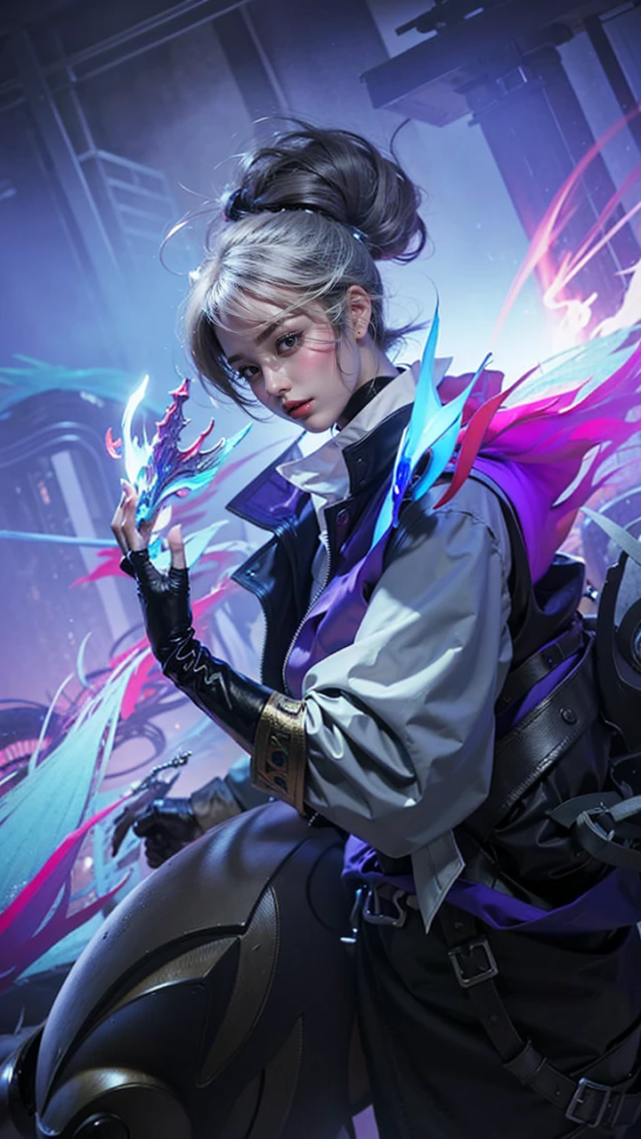 a close up of a girl (mobile legends character detailed black hair, big booobs ,  shadowbringers cinematic, 4 k detail fantasy, a beautiful fantasy empress, game cg, xianxia fantasy, xianxia hero, 2. 5 d cgi anime fantasy artwork, cinematic goddess close shot, ruan jia and artgerm, wow 4 k detail fantasy, hyperdetailed fantasy character