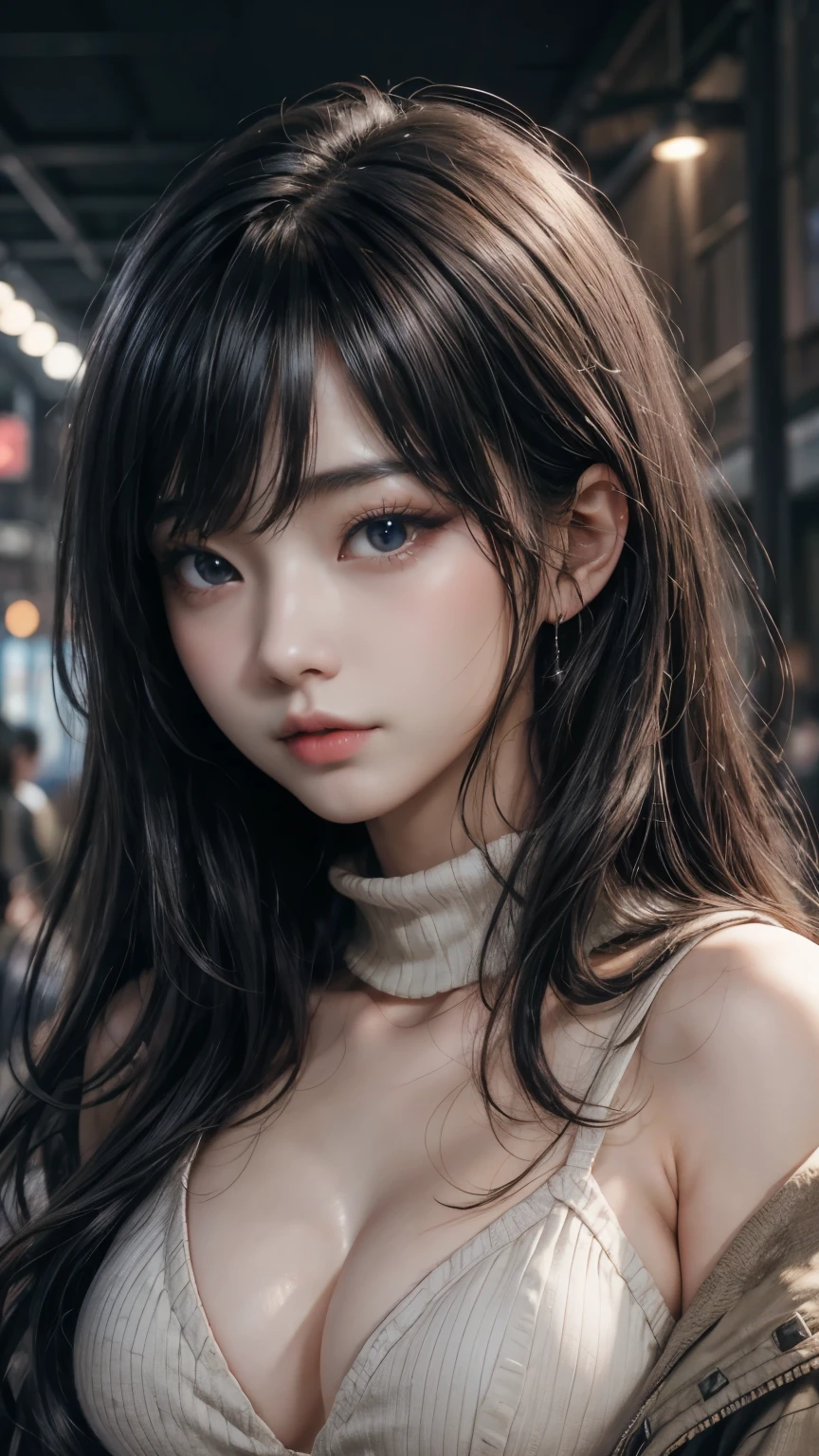 (最高qualityのディテール)、Realistic、8K Ultra HD、High resolution、(One Girl:1.2),(Big Breasts) ,The 超detailedな、高qualityのテクスチャ、複雑なdetailed、detailed、非常にdetailedなCG、高qualityの影、detailed 美しく繊細な顔、detailed 美しく繊細な目、Written boundary depth、Ray Tracing、20th Generation、Cute K-Pop Girls、(The Face of Ulzan in Korea)、Thin face、(Urzan-6500-v1.1:0.6)、PurerosFace_v1、Glowing Eyes、Perfect body、 Viewer Display、(最高qualityのディテール:1.2)、Realistic、8K Ultra HD、High resolution、Close-up of a woman, realistic girl rendering, 8k artistic german bokeh, Enchanting girl, Real Girls, Gurwitz, Gurwitz-style artwork, Girl Roleplay, Realistic 3D style, cgstation Popular Topics,, 8K Portrait Rendering,(truth,truth:1.4),(Sparkling eyes girl:1.2)、The 超detailedな、高qualityのテクスチャ、複雑なdetailed、detailed、非常にdetailedなCG、高qualityの影、detailed 美しく繊細な顔、detailed 美しく繊細な目、Written boundary depth、Ray Tracing、20th Generation、Cute K-Pop Girls、(The Face of Ulzan in Korea)、Thin face、(Urzan-6500-v1.1:0.6)、cheek、Glossy Lips、Big Breasts、High resolution, Best image quality, 最高quality, Realistic, 超detailedな, Photo realistic, 4K 8K Ultra HD Full Color RAW Photos, Fujifilm(Medium format), Hasselblad, Carl Zeiss, Incredible dynamic range photography(utility_art:Smooth-768:1.1),High resolution, High pixel count, 明確なdetailed, Clear images, Natural color reproduction, Noise Reduction, High fidelity, quality, Software Improvements, Upscaling, Optimized Algorithms, Professional-level retouching,
1. Oversized coat:
The coat is、Choose an oversized design that covers from shoulders to knees.。Color is classic navy or black、or warm khaki or beige, hang on.、Choose colors that match the season。
2. Knitted sweater or turtleneck:
To protect yourself from the cold、Knitted sweater or turtleneckを選択してください。Match the texture and color of the knit to the coat.。
3. Wide leg pants:
For pants, Choose a wide-leg design、Combines ease of movement and style。Denim in dark tones or black trousers will look good.。
4. Knee-high boots:
What is included in an oversized coat、足首からふくらはぎまでカバーするKnee-high bootsとの組み合わせ。Boots are black or dark brown and chic.、Gives a stylish impression。
5. accessories:
シンプルなゴールドまたはシルバーのaccessoriesを選択してください、Add elegance to your outfit。for example、Long necklaces and large earrings are recommended.。
6. Handbags:
Handbags、Choose a color that matches the tone of your outfit.。Shoulder bags and tote bags are convenient and stylish。
7. Compensateと髪型:
Compensate, Choose natural colors that flatter your skin。Wavy Hair、By creating loose curls、Appeal to softness。