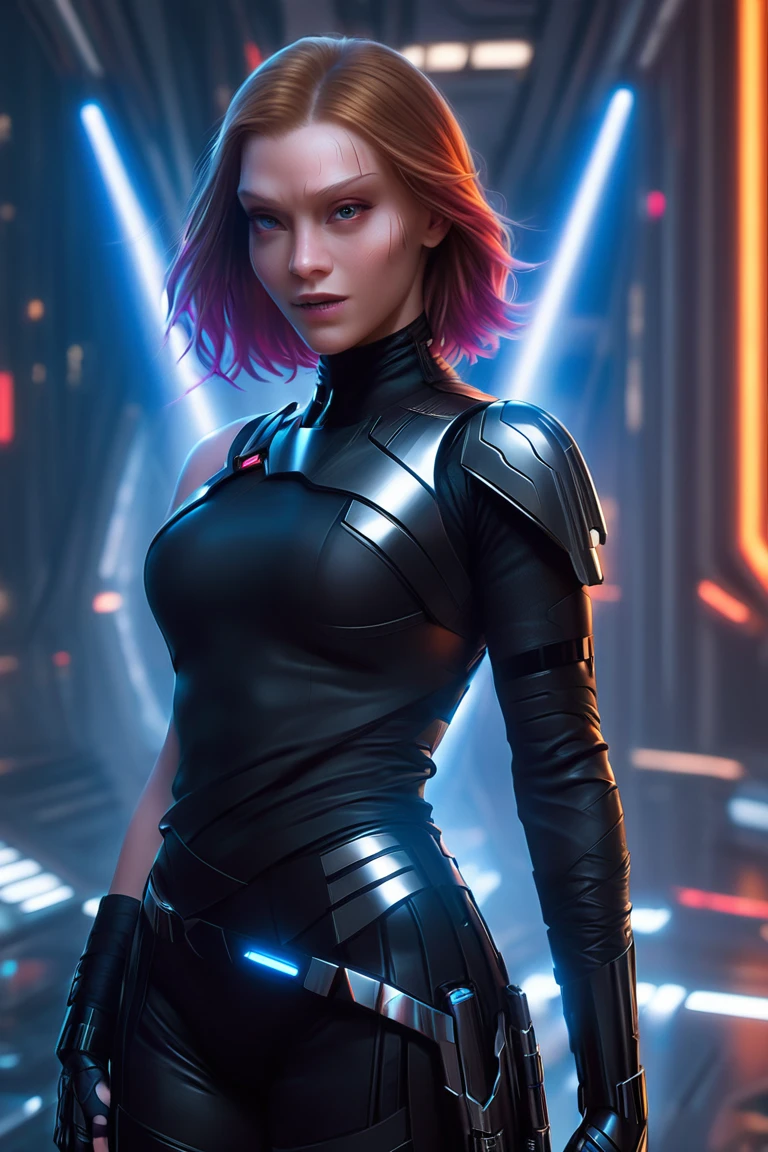 Techwear fashion breathtaking, natural light, dynamic angle, (anti-aliasing:1.2), elegant, soft scattered light, dramatic scene light saber . Futuristic, cyberpunk, urban, (tactical:1.23), sleek, dark, highly detailed digital painting, artstation, concept art, smooth, sharp focus, illustration, art by artgerm and greg rutkowski and alphonse mucha
