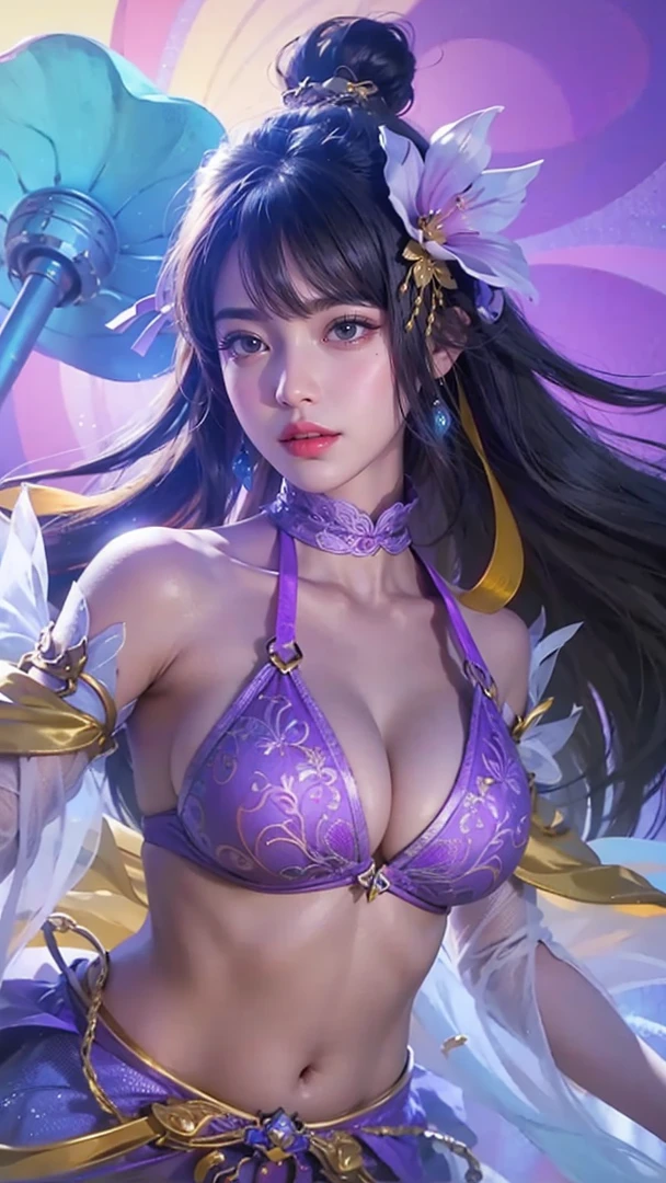 a close up of a girl , detailed hair , big booobs ,  shadowbringers cinematic, 4 k detail fantasy, a beautiful fantasy empress, game cg, xianxia fantasy, xianxia hero, 2. 5 d cgi anime fantasy artwork, cinematic goddess close shot, ruan jia and artgerm, wow 4 k detail fantasy, hyper-detailed fantasy character, high definition, hyper- detailed,perfect, fantastic, detailed facial and body skin texture, detailed vagina (pussy), detailed eyes .