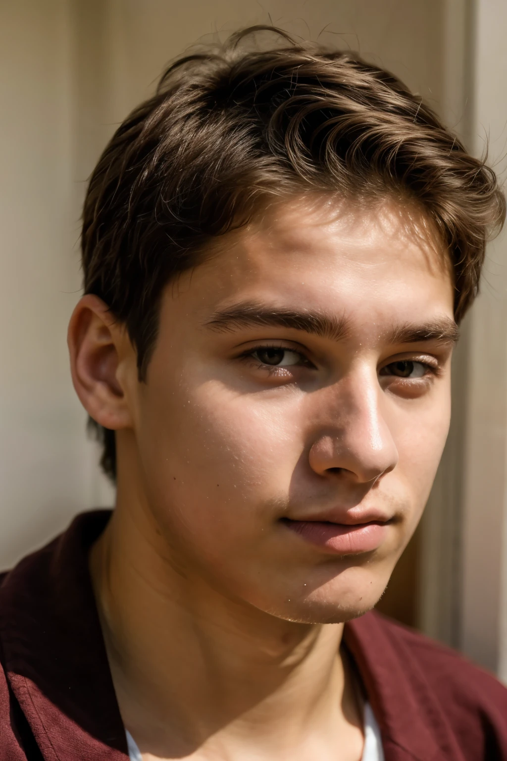 Realistic image of a 19 year old man