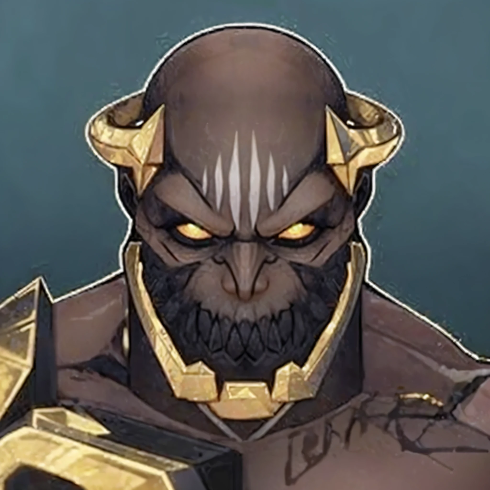 put a crown on his head on fire, greatly improve the quality and sharpness of the image