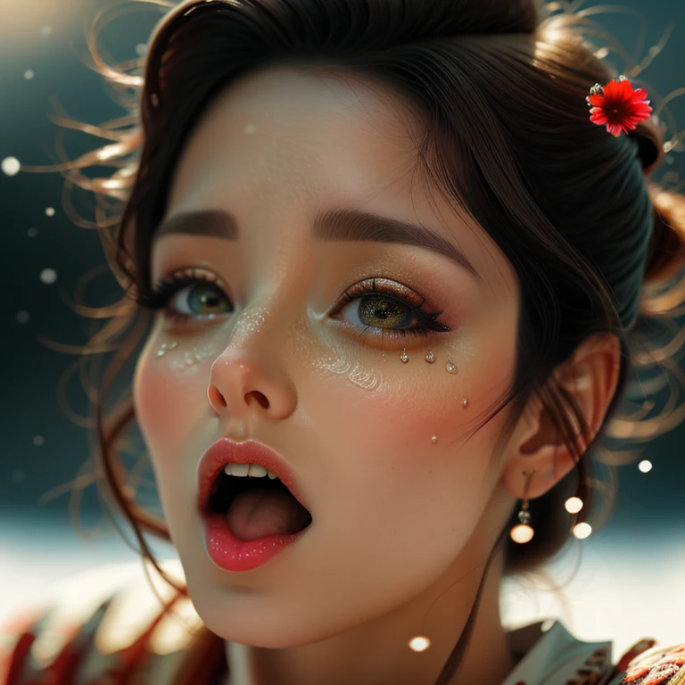 Best picture quality, masterpiece, ultra high resolution, (fidelity :1.4), photo, 1 girl,[(sadness)],white shirt, Dim, dark, desperate, pitying, pitiful, cinematic,tear,teardrop,(Torn clothes:1.5), (Wet clothes:1.4), bare shoulders,Real rain,wet hair,..