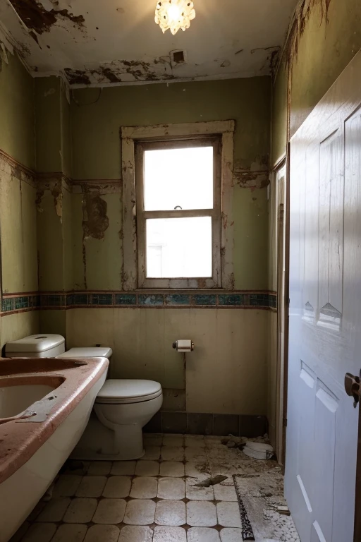 Abandoned house、Bathroom