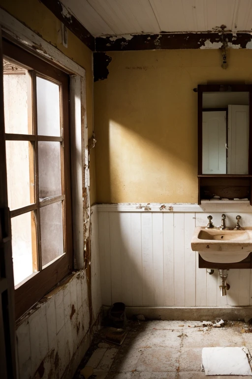 Abandoned house、Bathroom