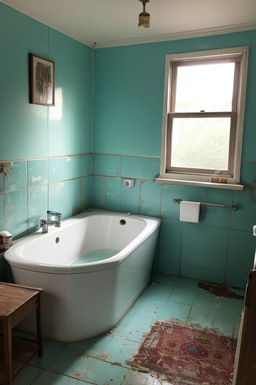 Abandoned house、Bathroom