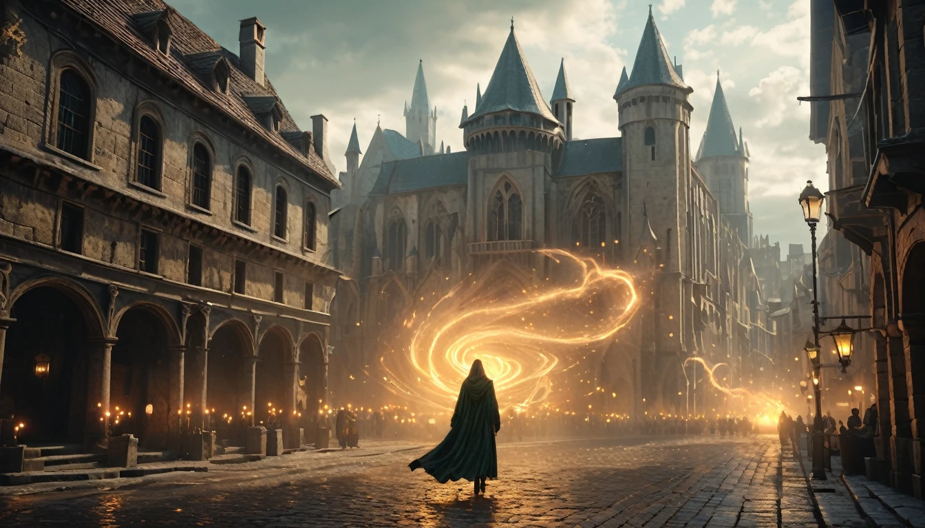 (best quality,4k,8k,highres,masterpiece:1.2),ultra-detailed,(realistic,photorealistic,photo-realistic:1.37), medieval city, congested city, dark age era, ethereal light, Octane Rendering, Strengthen, complicated,otherworldly,terrifying,mystical aura,dark,ominous atmosphere,dramatic lighting,cold color palette,magical particles swirling around,demonic energy emanating,powerful presence,ethereal beauty,herculean strength,captivating gaze,unsettling presence,haunting and mesmerizing,horrifyingly enchanting