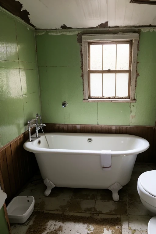 Abandoned house、Bathroom