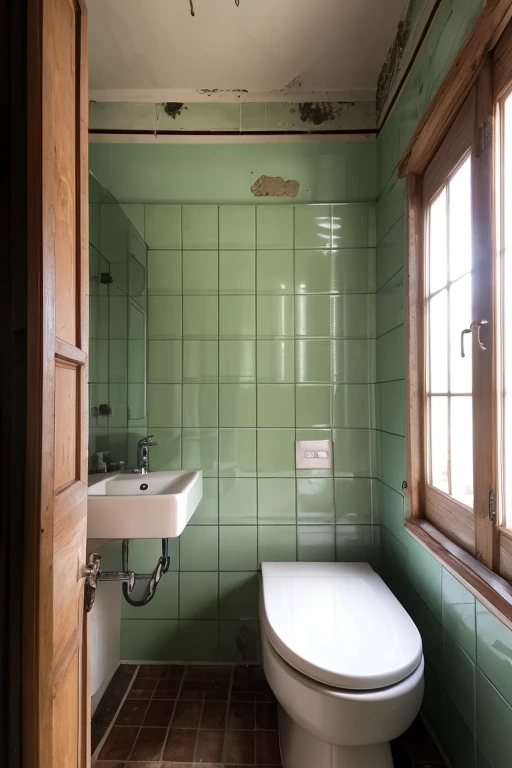 Abandoned house、Bathroom