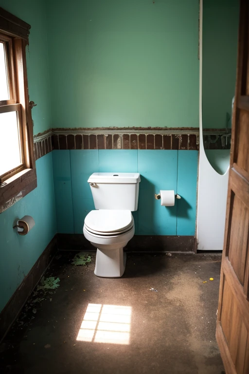 Abandoned house、Bathroom