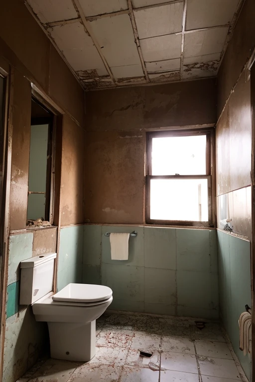 Abandoned house、Bathroom