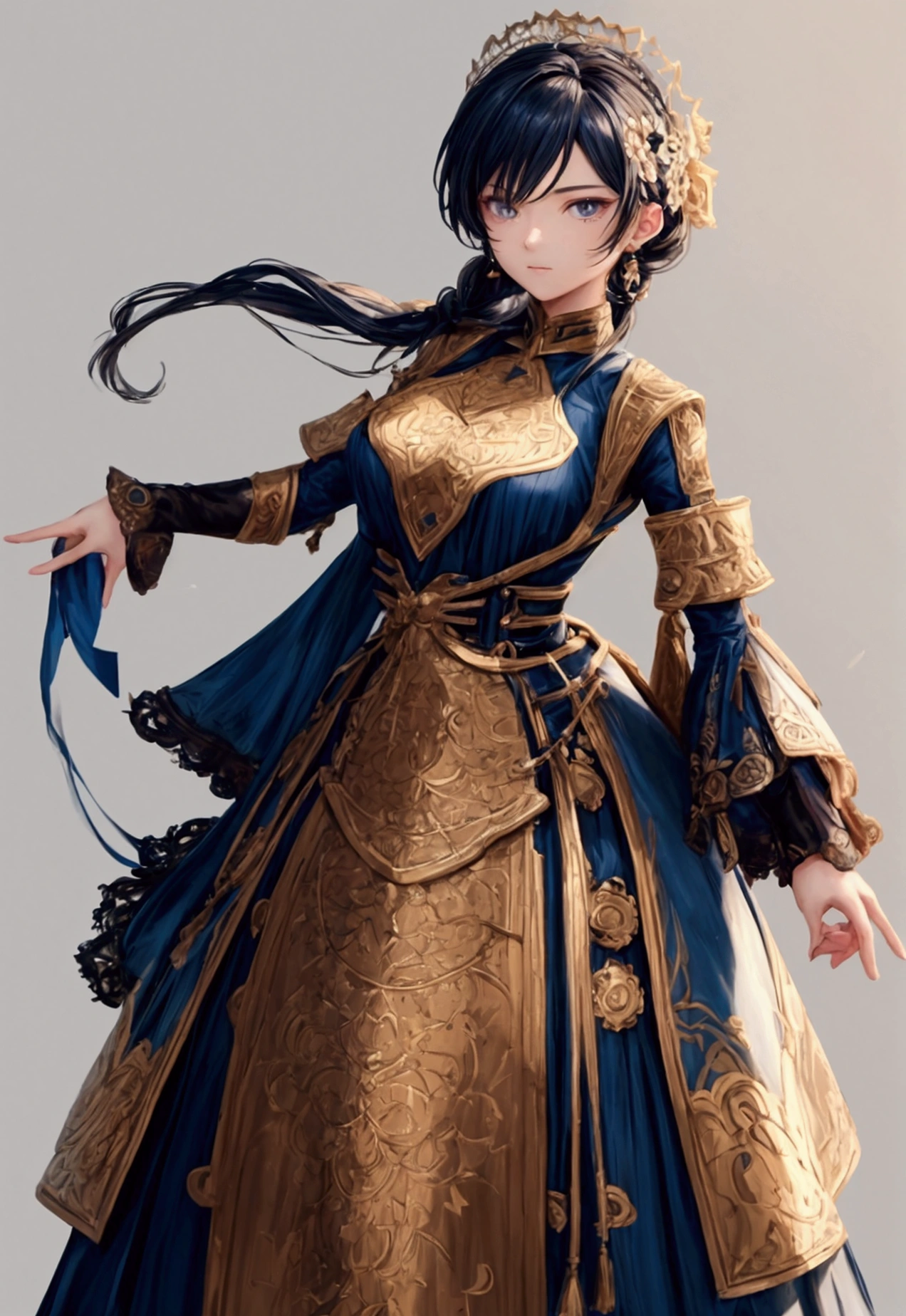 "Generate an image of a character that resembles [Character description: Gender, aproximated age, Physical Characteristics, CLOTHES, etc.]. The character must be in the same pose as in the image provided, with the same background and context [background description and context if necessary]. Make sure all the details, including facial expression, lighting and colors, are as similar as possible to those in the image."
