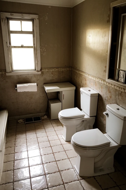 Abandoned house、Bathroom