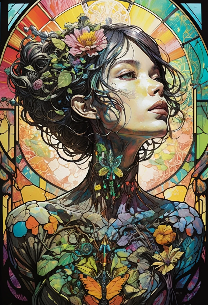 garden of eden Dave Mckean inspired art
