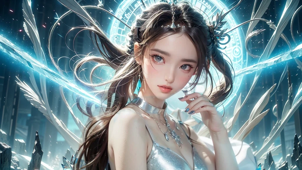 Silver clothes、hand、body