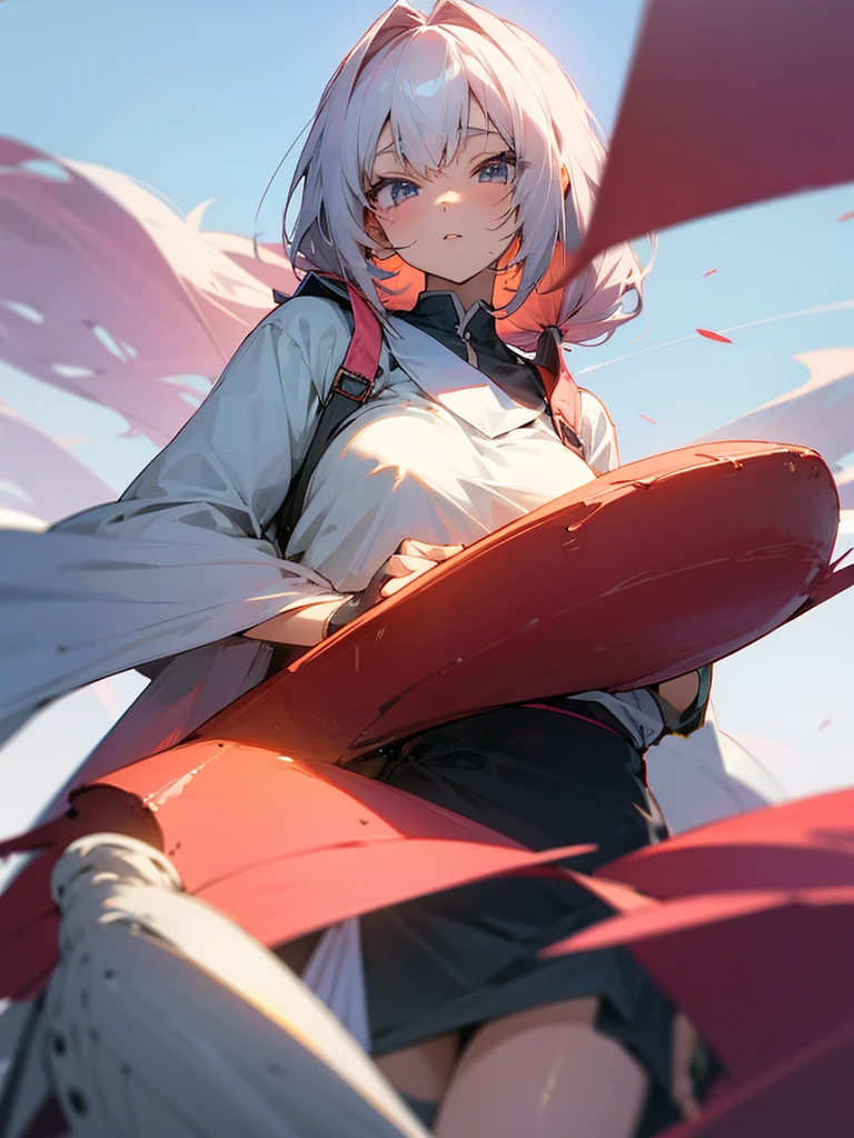 Anime girl with big