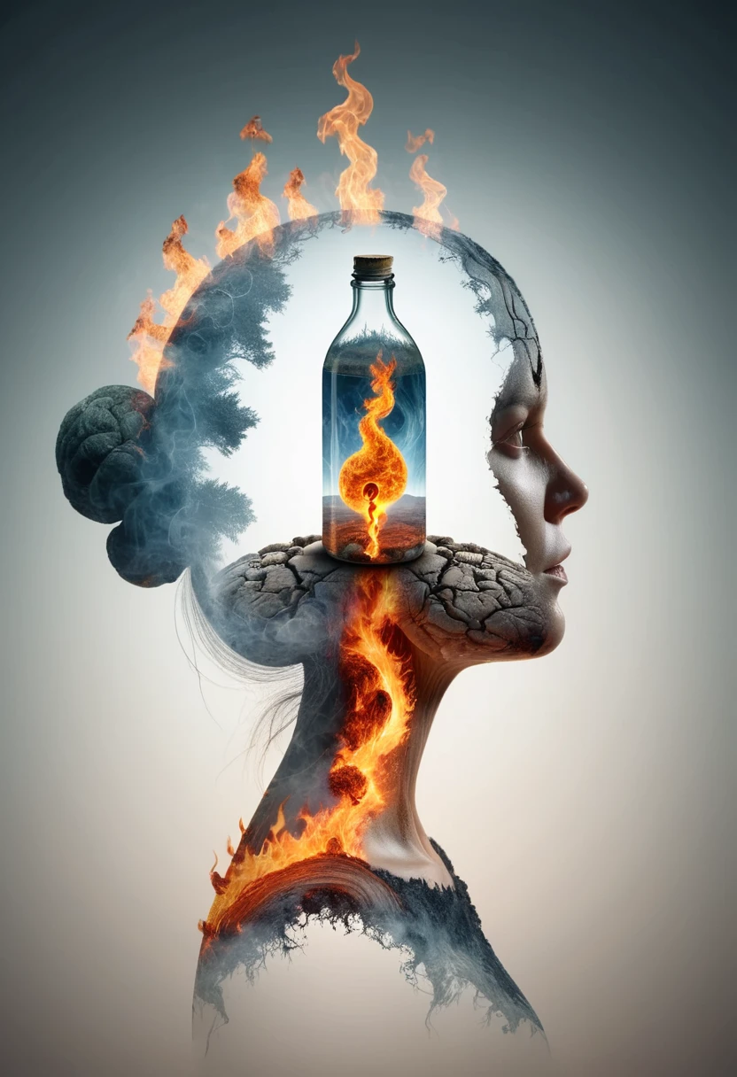 dvr-wwyt, a one woman, [ floating overlapping hollow square pin : scorched earth, takeout, mirror images, fire bender, BOTTLE OF WEIGHT LOSS MEDICINE: 5] , Double exposure 