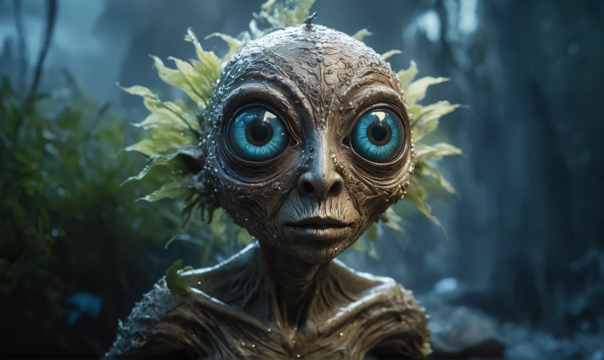 Magical plant ghost flower, ghost killer,carismatic，Incredible terror ,extremely detailed,intricate details,big eyes extremely detailed, high detailed eyes,16k resolution, realistic humid skin,extremely intricate details,Epic Realistic,face anatomically correct,Ultra HD,HDR, natural skin textures, hyper realism,realistic skin texture, hyper detailed,extremely Realism,Ultra Detailed,body logically correct,full body length shot,beggar  criminal city of future,Cinematic,soft colors, Technicolor,natural skin textures, hyper realism, hyper detailed,Extremely detailed,High contrast,Masterpiece,Realistic,Ultra Detailed, intricate details,realistic humid leather,extremly intricate,Epic Realistic, cinematic style,irina yermolova,high contrast,hdr,extremely detailed, [deep night landscape],masterpiece,intricate details,faded,eyes extremely detailed, high detailed eyes,16k resolution,RAW,retina, Nikon Z9,Songbird,orc,Guangxi Zhuang of China,tkt style, Pisces,perfect, ginger，transition between two art styles, Ink painting to photorealism, Double contact, X-ray, Creative, vivid light, masterpiece, fantasy, Abstract, Surrealism, super detailed, high resolution, stop:35,(((creature with a spectral and ghostly appearance)). Her skin is pale, almost translucent.wears dark, torn clothes that float around him, as if permeated by an aura of mourning. Its appearance is complemented by details such symbols of gothic elements, further emphasizing its dark air. is haunted and tormented entity,pixar movie still,Silver-gold long hair with bangs、Aquamarine Eyes,matte silver sequined dress,Mestichino,Light particles,chaos