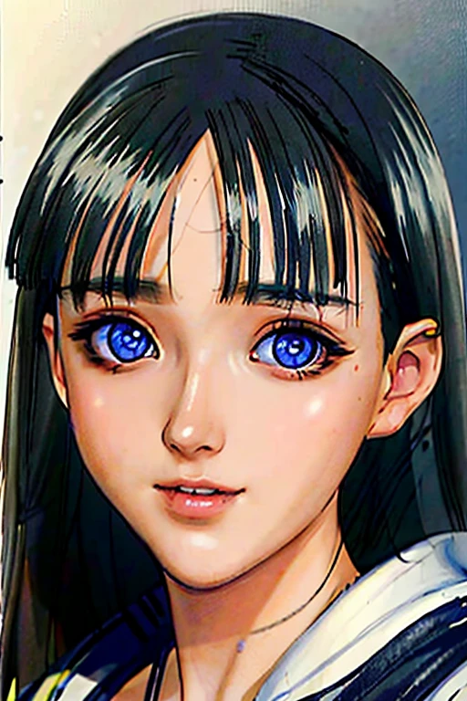 RAW photo, (full body photo) beautiful young woman with long sleek black hair with bangs ((flat bangs)), blue eyes, girl 18, beautiful face, wearing a split red dress, smiling face, mouth closed, not looking at the viewer, hard shadows, cinematic shots, dramatic lighting.(Ultra Realistic), (Illustration), (Increased Resolution), (8K), (Highly Detailed), (Best Illustration), (Beautiful and Detailed Eyes), (Best Quality), (Ultra Detailed) , (Masterpiece ), (wallpaper), (detailed face), solo, 1 female, mature, age 20, mizushima_asa , Long Straight Hair, Blue Eyes, Big Breasts, classroom, masterpiece, best quality, blue eyes, Big Breasts.