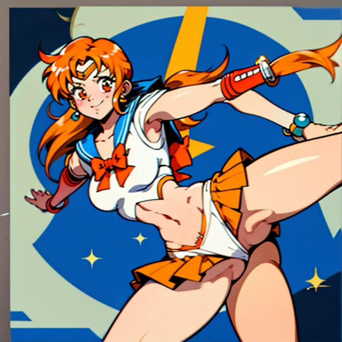 high-level image quality、Sailor Venus Costume、orange colors、Large ribbon on the chest of Sailor Venus、Photo,White panty、Orange high heels for Sailor Venus、rialistic photo、An ultra-high picture quality、Panties showing off a rolled up skirt、rBeautiful armpits、Beautiful white panties、Live-action quality、Crotch wide open、I can see my panties.、Beautiful facial features、beautiful thigh、Ultra mini skirt、sailorvenus、poneyTail、Spread your crotch wide、a close up of a woman in a costume posing for a picture, White panty、A sexy、Anime girl cosplay, Sailor Moon Style, Anime Cosplay, Beautiful armpits、Beautiful navel、Sailor Moon!! Beautiful, cosplay foto, Cosplay, Real Photographics, Inspired by Yang J