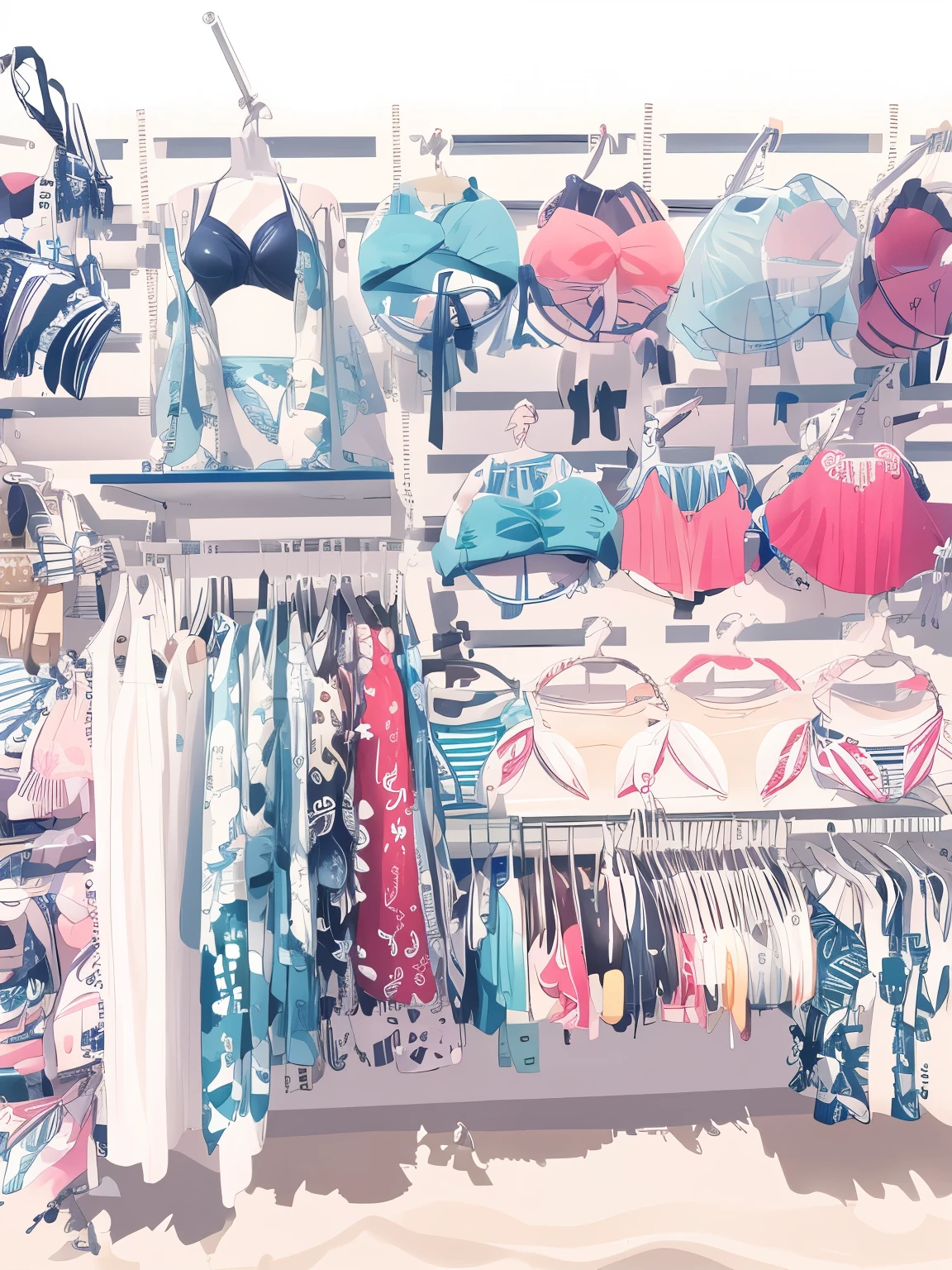 background,Swimwear section