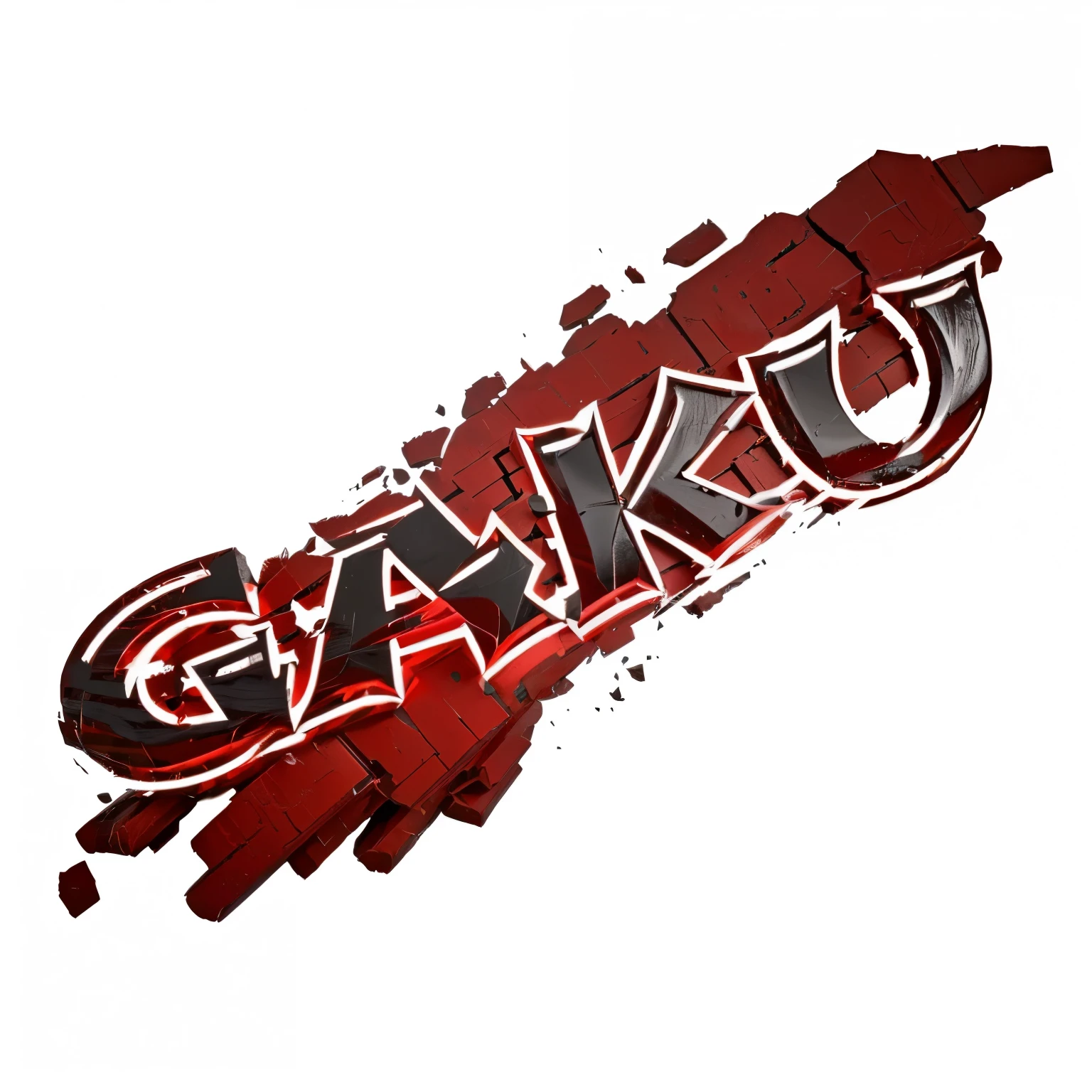 a close up of a red and black sign with the word "gaku", inspired by Uragami Gyokudō, baki, baki the grappler, inspired by Gatōken Shunshi, raku, baki style, otaku, inspired by Gigadō Ashiyuki, by Kishi Ganku, by Gatōken Shunshi