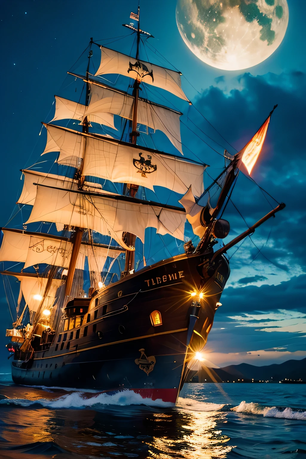 pirate ship night One per month We don't need America