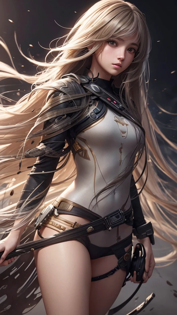 menina de cabelos castanhos, olhos azuis,