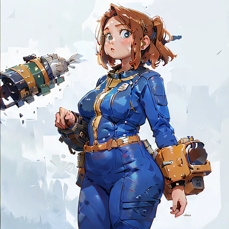 1 girl solo, women, suit fallout, gorda