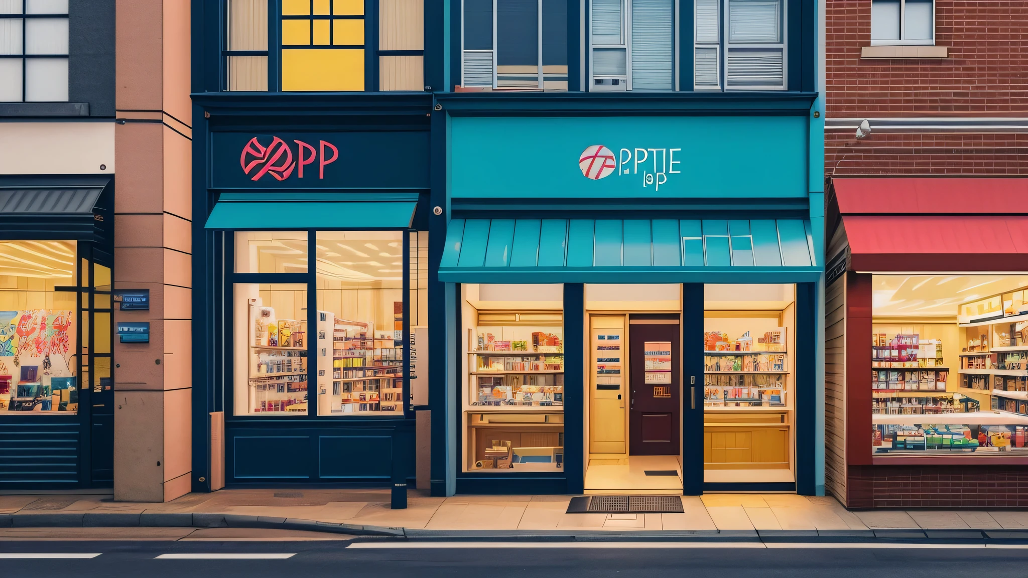 anime, shop, shopfront, shop, shopfront, shopfront, shopfront, shopfront, shopfront, shopfront, shopfront, shopfront, convenience shop, anime background art, Lo-fi illustration style, praise vibes, praise art, high detailed shop, praise, praise artstyle, praise album art, praise aesthetic