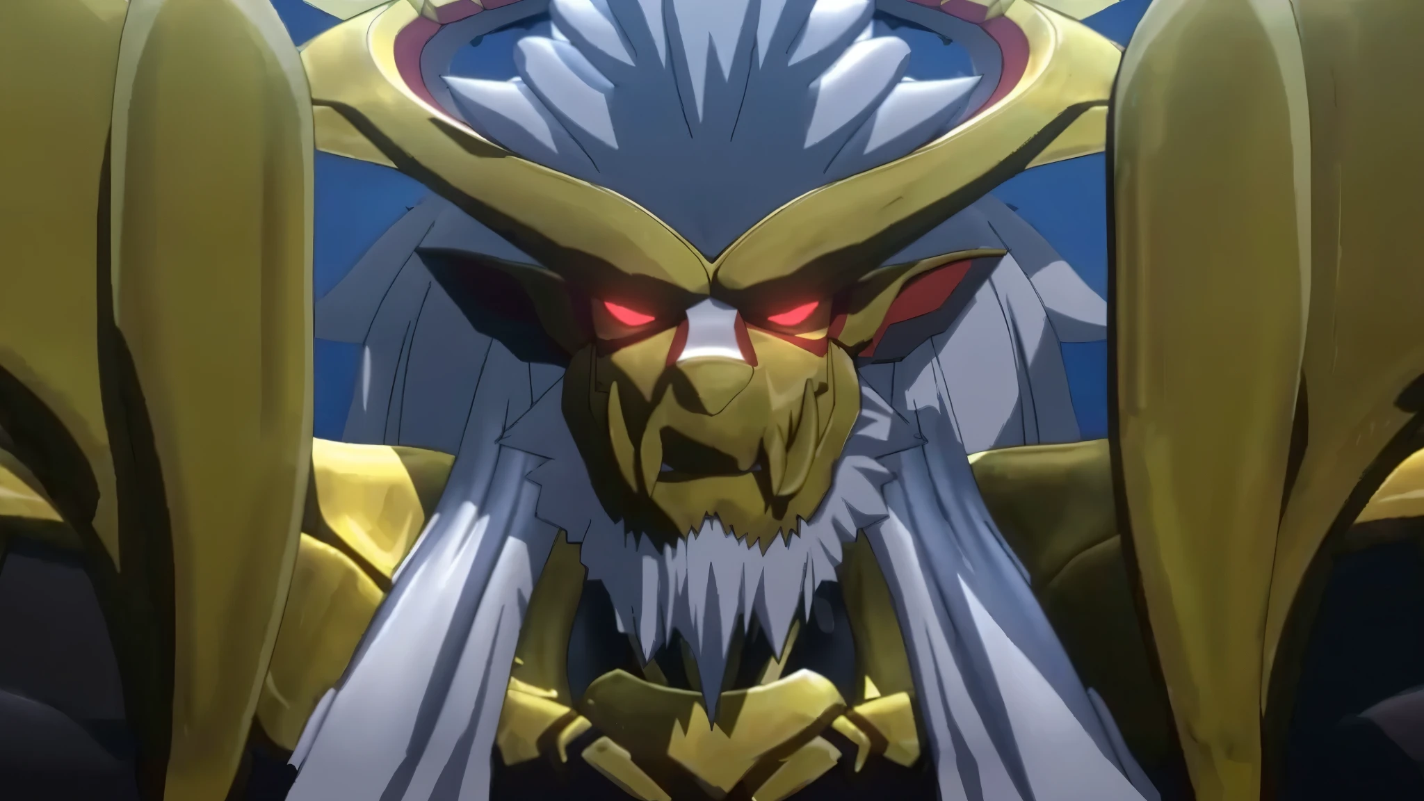 Golden big winged dragon