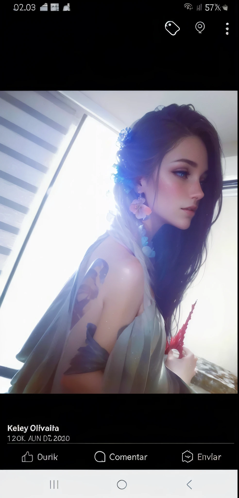 (Best quality,4K,8K,A high resolution,Masterpiece:1.2),Ultra-detailed,(Realistic,Photorealistic,photo-realistic:1.37),A mysterious underwater world,glittering ocean,(mermaid:1.1),Beautiful detailed face,Flowing hair,Fish tail,Sparkling scales,hauntingly beautiful,ethereal and graceful,Powerful and elegant,Illuminated by moonlight,Lush underwater flora,Rainbow palette,Beautiful shell and coral decoration,hyperrealistic atmosphere.