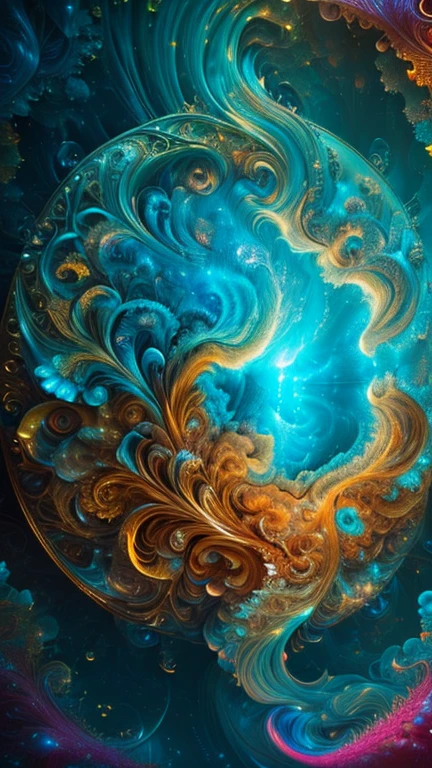 (masterpiece, top quality, best quality, official art, beautiful and aesthetic:1.2), (1 mermaid queen), extreme detailed, (fractal art:1.3), colorful, highest detailed, gorgeous face ,close up, 21 year old woman, long breast  cover by long hair, look, sexy pose underwater, glowing, bioluminescent, intricate, (ancient sunken city), overgrown ruins, ethereal glow, luminous jellyfish, vibrant exotic fish, coral-covered statues, treasure chests, serene, majestic, (masterpiece, top quality, best quality, official art, beautiful and aesthetic:1.2), extreme detailed, (fractal art:1.3), magical, tranquil, cinematic light