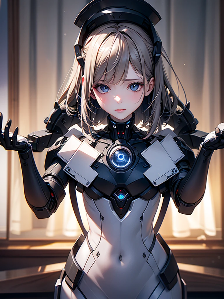 Artificial Intelligence、Curiosity to know、Sophisticated appearance、Sharp Eye、Emotional changes、A balance between logic and creativity、3D Rendering、high quality、Realistic