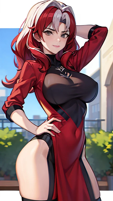 Rogue has large breasts