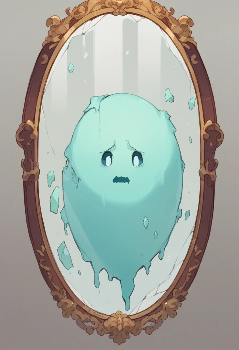 Ghost in a broken mirror