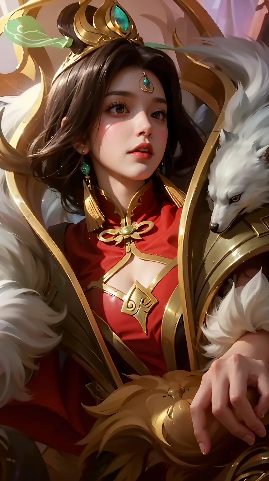 a close up of a girl , detailed hair , big booobs ,  shadowbringers cinematic, 4 k detail fantasy, a beautiful fantasy empress, game cg, xianxia fantasy, xianxia hero, 2. 5 d cgi anime fantasy artwork, cinematic goddess close shot, ruan jia and artgerm, wow 4 k detail fantasy, hyper-detailed fantasy character, high definition, hyper- detailed,perfect, fantastic, detailed facial and body skin texture, detailed vagina (pussy), detailed eyes . ultra realistic, ultra detailed 