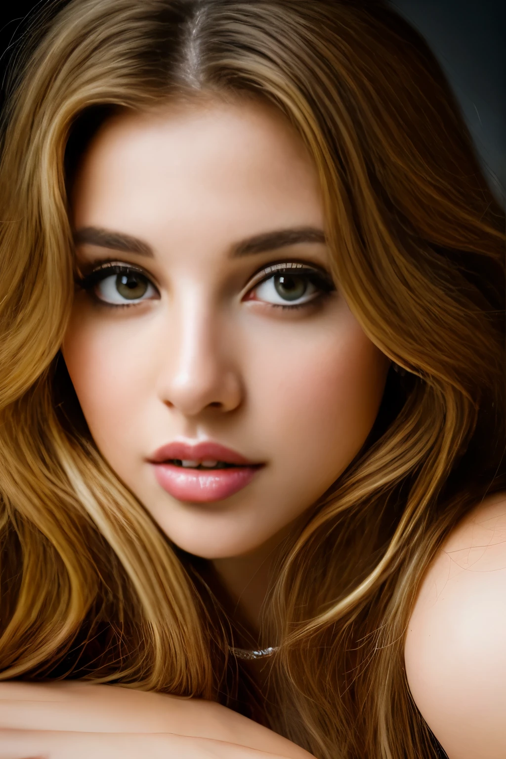 detailed figure, vibrant colors, intense lighting effects. Here is the prompt for the given theme:
"A beautiful girl with detailed facial features, including beautiful eyes, a delicate nose, and alluring lips. She is the centerpiece of the artwork, exuding an erotic vibe. The artwork showcases a high level of detail, providing an ultra-detailed depiction of the girl's figure. The colors used in the artwork are vibrant and lively, creating a visually captivating effect. The lighting effects in the artwork are intense and dramatic, adding depth and dimension to the overall composition. The medium used to create the artwork is a combination of digital illustration and sensual fine art painting. The overall image quality is of the highest caliber, with a resolution of 4k or 8k, and it possesses a realistic and photorealistic aesthetic, capturing every intricate detail of the girl's form and creating a masterpiece that is visually stunning. The color palette used in the artwork is rich and diverse, incorporating a wide range of seductive hues. The lighting in the artwork is carefully designed to accentuate the girl's features and create a mesmerizing atmosphere. The artwork portrays an erotic scene that can be both sensual and captivating, invoking strong emotions in the viewer. The overall composition is balanced and harmonious, with a focus on the girl's allure and captivating presence. This artwork showcases the beauty and allure of the female form in a distinctive and eye-catching manner."