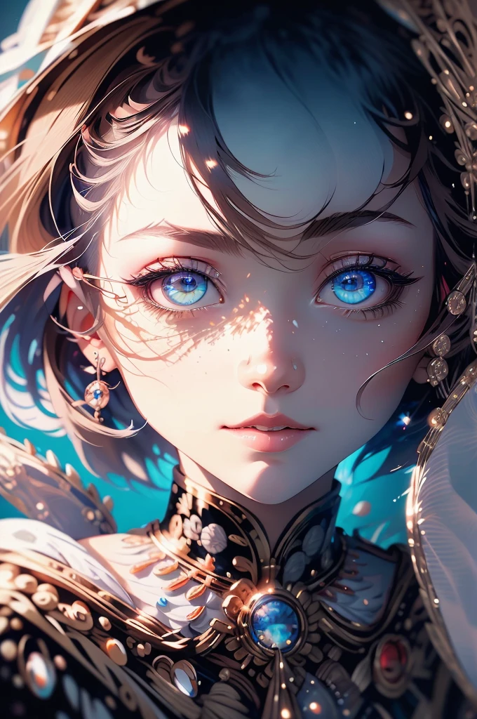 eye、Focus on the eyeasterpiece, Committed to ultra-high definition and vivid colors, Super detailed, Attention to detail, highest quality, 8K, 16K, Exquisite detail, A style that combines romanticism and realism, High resolution, Perfect Anatomy, 