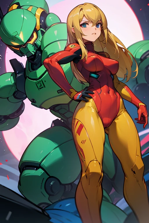 samus aran with huge 