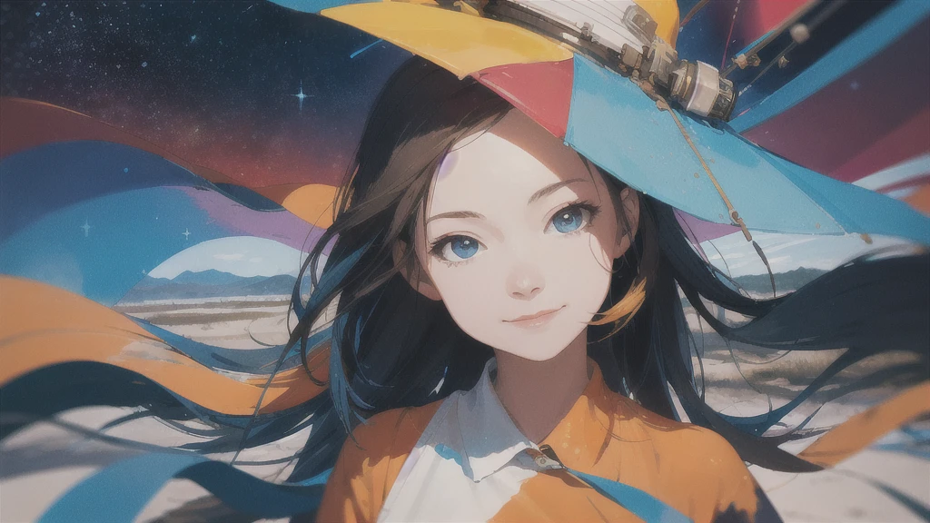 Smile, Art, High resolution, Super detailed, (One girl:1.3),
Break Lomography, Analogue photography, Vibrant colors, Soft Focus, Light leakage, Dreamy atmosphere, Experimental charm, Nostalgic Charm BREAK Color Field Painting, large colored bands, abstract expressionism, Bold colors, Emotional impact, Atmospheric Depth, Minimalist Approach BREAK
, Space Exploration, Astronomical phenomena, Scientific discoveries, otherworldly wonders