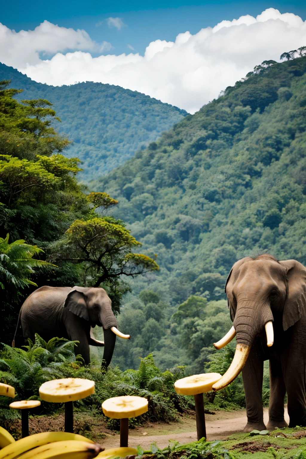 fern,banana,elephant,Fungus,World